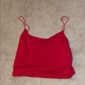 RED garage tank top